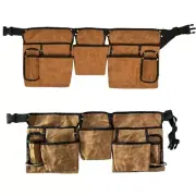 Multipurpose Tool Holder Canvas Tool Belt for Electricians and Carpenters