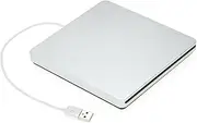 Labymos USB 2.0 Portable Ultra Slim External DVD ROM Player Drive Reader Replacement for iMac//Air/Pro Laptop PC