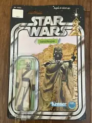 Vintage Kenner 1977 Star Wars SAND PEOPLE Tusken Raider 12-Back MOC