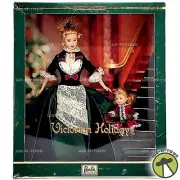 Victorian Holiday Barbie and Kelly Doll Set 2000 Mattel 28395