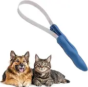 Dog Shedding Blade Dual-Sided Shedding Blades Stainless Steel Doggie Deshedding Brush Tool Curry Comb Dogs Brush Slicker Brushes for Grooming Pet Loose Hair Removal All Dogs Coat Types