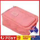 Shoes Bags Waterproof Travel Cosmetic Storage Bag Dustproof for Camping (Pink)