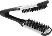 FOMIYES Professional Hair Straightening Brush Double-sided Boar Bristle Comb Styling Tool for Women