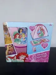 Outdoors Disney Princess 4Pc Camping Set w/Tent Sleeping Bag FlashLight✅