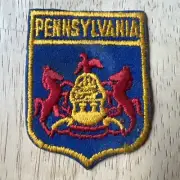 Vintage Pennsylvania State Flag Shield Patch