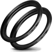 58mm-67mm Step Up Ring [ 58mm Lens to 67mm Filter], FANZR Camera Lens Filter Adapter Ring, Premium Aluminum (2 Packs)