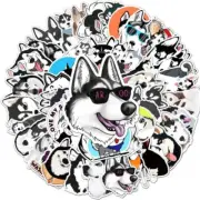Assorted Husky Dog Stickers