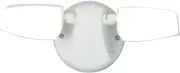 White Outdoor Integrated LED Dusk to Dawn Flood Light with Selectable Color Temp