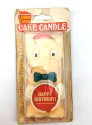 Vintage Looney Tunes Pig Porky Candle Cake Decoration In Original Box 1979 #B2
