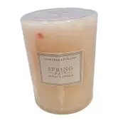 NEW Crabtree Evelyn Spring Rain Pillar Candle Discontinued 3x4 in Sealed