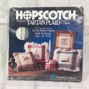 Hopscotch Tartan Plaid Aida 14 Count