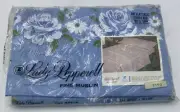 Lady Pepperell Fine Muslin One Flat Sheet Double Bed Daisy Rose 81x108 Brand NEW