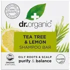 Dr Organic Shampoo Bar Tea Tree & Lemon Oily Roots & Scalp - 75g