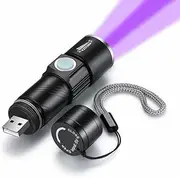 UV Ultra Violet LED Flashlight Blacklight Light 395 nM Inspection Lamp Torch AUS