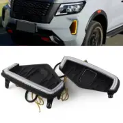 LED DRL Daytime Running Light Turn Signal Light for Nissan Navara NP300 2020-22