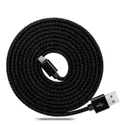 Micro USB Charger Cable Charging Line 1M Mobile Android Samsung Galaxy S7 black