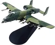 Pre-Build Replica 1:100 for Scale A-10A Aircraft Warthog Tusk Camouflage Aircraft Model Alloy Aircraft Model Commemorative Collection Toy Airplane