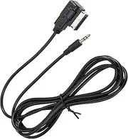 OCR 6.6ft AMI MDI MMI AUX Cable Audio Music Interface Adaptor 3.5mm Jack Aux-in MP3 Cable for Audi Audi A3/A4/A5/A6/A8/Q5/Q7/R8/TT, VW Jetta Passat GTI GLI CC Tiguan Touareg EOS Golf Mk 6, etc.