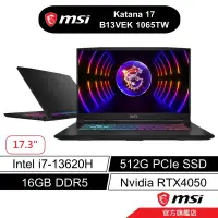 在飛比找蝦皮商城優惠-msi 微星 Katana 17 B13VEK 1065TW