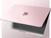 [EooCoo] Ultra Thin Armor Compatible with MacBook Air 13 inch Case M4 2025 2024-2022 M3 M2 A3240 A3113 A2681, 100% Match Official Color, Air 13.6" Matte Protective Case with Keyboard Skin,Girly Pink