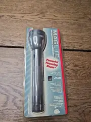 Maglite Flashlight 2-C Cell Krypton S2C096 Gray/Pewter 9" USA NOS Factory Sealed