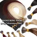 NANO RING Russian Real 100% Human Hair Extensions Thick 150G Loop Micro Beads AU