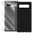 Wear-Resisting Tempered Glass Screen Protector Soft TPU Case fit Google Pixel 7a