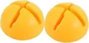 BESPORTBLE 2pcs Plastic Base for Soccer Agility Poles Durable Holder for Basketball Soccer Training Reliable Stability Equipment for Skill Improvement Obstacle Training