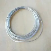 Transparent 2 * 0.14mm Power Cord Electric Cable with 0.6mm Supporting Steel Rope for Lighting Lamps Electrical Wire(350M_2X26AWG)