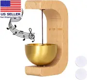 Shopkeepers Bell for Door Opening, Magnetic Wood Doorbell, Wind Chime for Door,