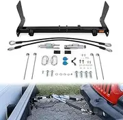 BX1139 Tow Bar Base Plate - PSLER BX1139 Base Plate Tow Bar Bracket Replacement Standard Bumper for Wrangler JL JLU All Models 2018-2024