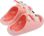 [CATIEBYE] Anti- Slippers Beach Shoes Water Shoes for Slide Shoes Slippers Slippers Sandals Slippers PVC Yellow