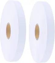 SHINEOFI 1 Roll Blank Washable Nylon Clothing Tag Tape DIY Garment Labels for Apparel Scratch Resistant for Jumpsuits Shirts Pants