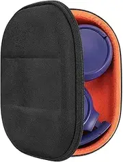 Geekria Shield Headphones Case Compatible with JBL, AKG, Sony, Skullcandy, Replacement Protective Hard Shell Travel Carrying Bag with Cable Storage (Black)