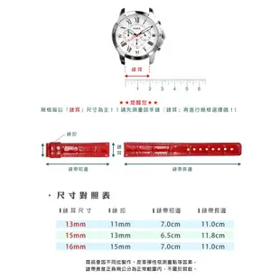 Watchband / SEIKO LUKIA 精工 別緻鮮亮 壓紋牛皮替用錶帶 白色