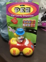 1999 Peter the Clown Pez Car Candy Dispenser Unopened Original Package