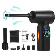 Cordless Blower Compressed Air Duster Cleaner with Electric Inflator Clean Tool