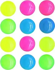 Glorbs Ceiling Balls - Glow in The Dark Sticky Balls, 4/12 Pack Fidget Toys, Night Stress Balls for Adults, Fluorescent Wall Balls, Luminous Jumping Fun