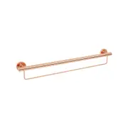 evekare 900mm Rose Gold Grab Rail With Towel Holder