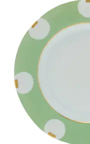 [Marie Daâge] Hand-Painted Porcelain Salad/Dessert Plate