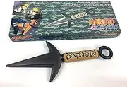 Viz Media Naruto Shippuden Foam Ninja Minato's Tri Blade Kunai - Official Licensed Anime Prop - All Ages - Black - 11.5 inches
