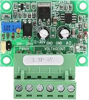 Respicefinem 3.3V PWM Signal to 0-5V Voltage Converter D/A Digital-Analog PLC Module