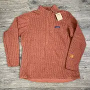 Patagonia R1 Air 1/2 Zip Pullover Size 2XL Womens Burl Red Orange $129 New