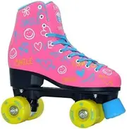 Epic Skates Epic Blush Indoor/Outdoor Fashion High-Top Quad Roller Skates