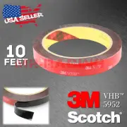 Genuine 3M VHB #5952 Double-Sided Mounting Foam Tape Automotive Car 15mm x 10FT