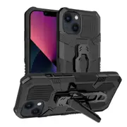 For iPhone 15 Case Tough Protective Cover Holder Clip Black