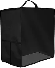 Ice Cream Machine Dust Cover - Ice Cream Maker Dust Cover | Countertop Ice Maker Cover with Handle | Waterproof Foldable Soft Serve Protector | Waterproof Shield with Visible Window and Pocket Protect