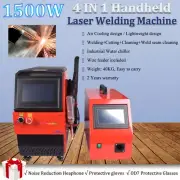 4IN1 Laser Welding Machine Handheld Laser Welder Cutter Air Cooling 1200W 1500W