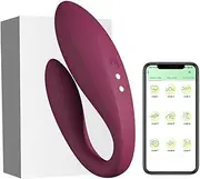 Silent Vibrating Vibrator App Remote Control Vibrating Egg U-Shaped Wearable Double Vibrator G Spot Vibrator Stimulator Masturbator Sex Toys