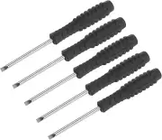 Uxcell Mini Slotted Screwdriver, 3.0Mm Flat Head with Non-Slip Handle for Small